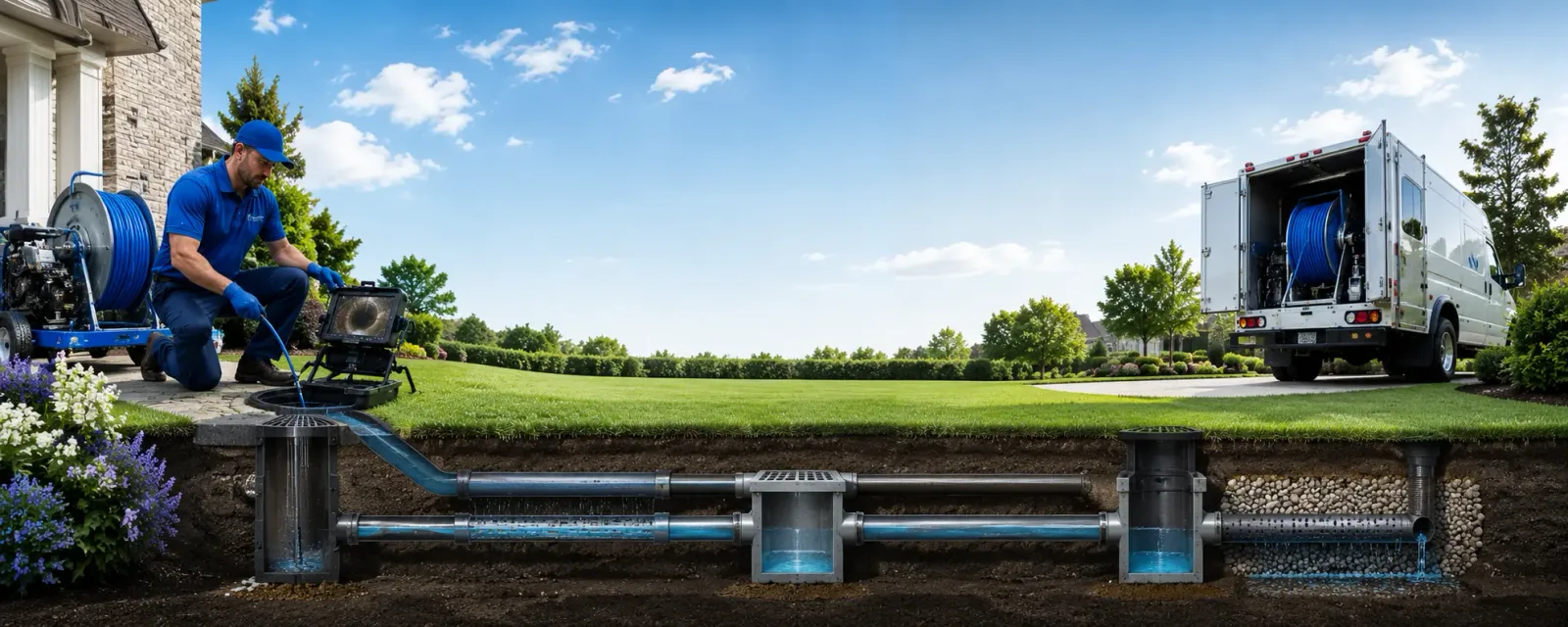 Outdoor drain cleaning information for Sausalito, CA